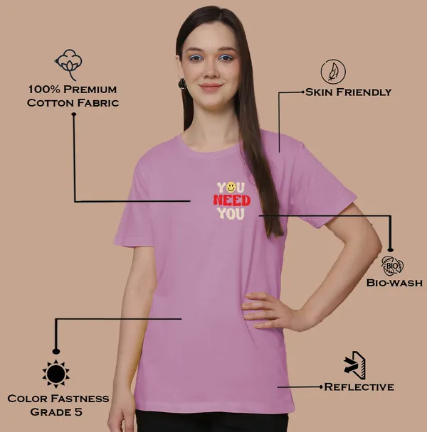 Women_Purple_Need_You_Print_Oversized_Tshirt