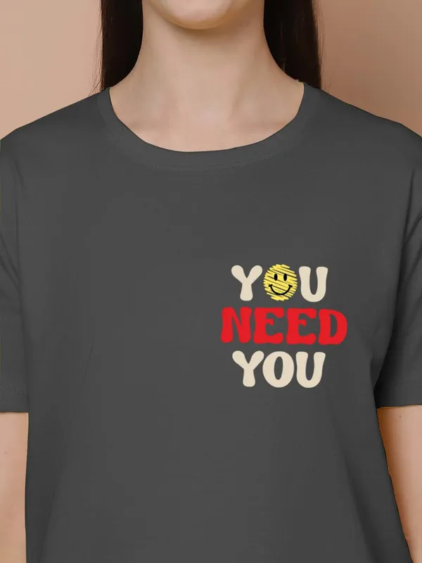 Women_Grey_Need_You_Print_Oversized_Tshirt