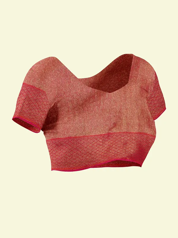Beige_Cotton_Blend_Banarasi_Sarees_For_Women