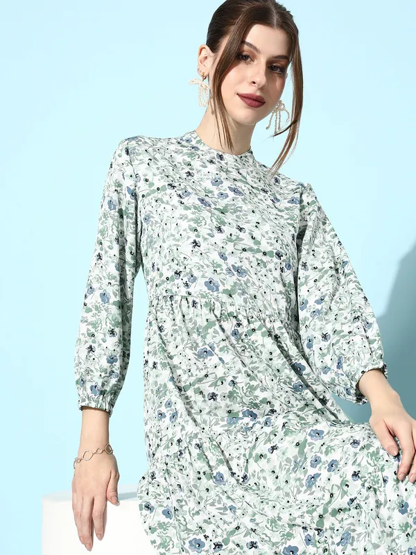 White_Crepe_Fit_and_Flare_Dress_For_Women