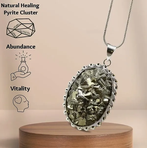Silver_Plated_Original_Pyrite_Stone_Pendant_Necklace_For_Men_&_Women_(5_To_30_Gram)
