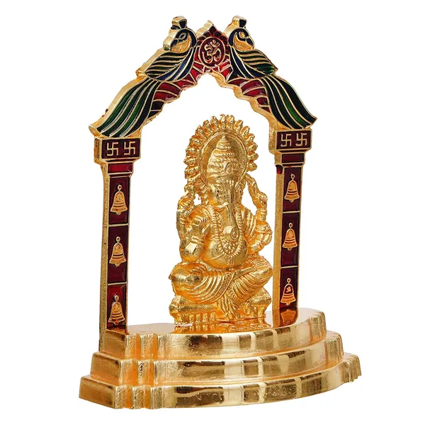 Gold_Metal_Ganesh_Idol_Ganesha_Ganpati_Murti_Home_And_Office_Diwali_Gift_Item_Decorative_Showpiece