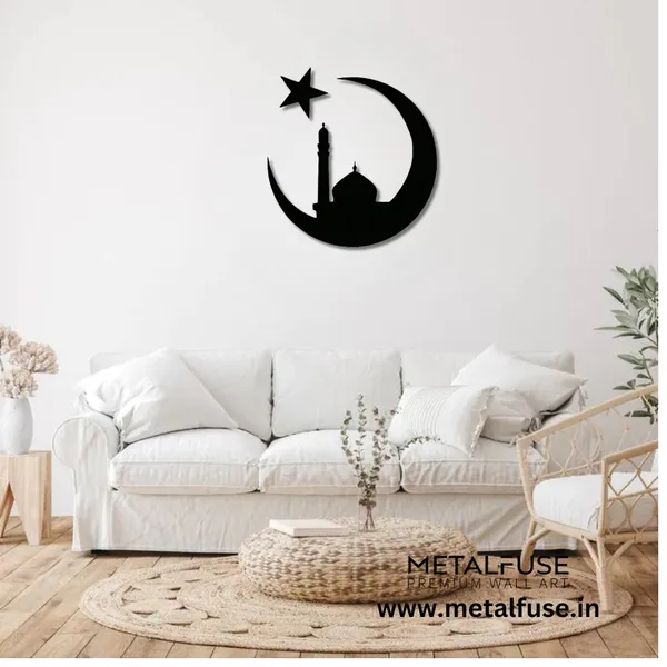 Metal_Wall_Art_for_Home_Decoration__|_Moon_Mosque__|_Black