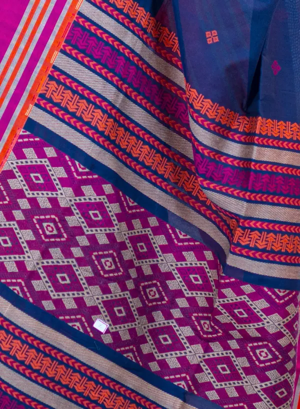 Purple_Handloom_Pure_Cotton_Ethnic_Motifs_Saree-La_Violetta