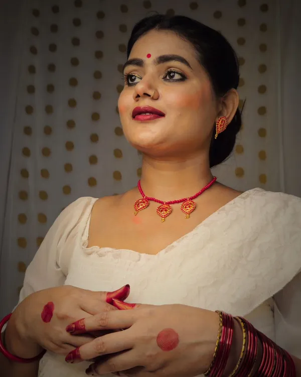 Copper_Based_Assamese_Traditional_Gold_Plated_Red_Colour_Dugdugi_Golpatta_Choker_Necklace_For_Girls_And_Women