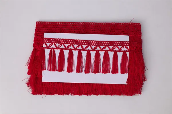Red_Polyster_Premium_Lace_For_Women
