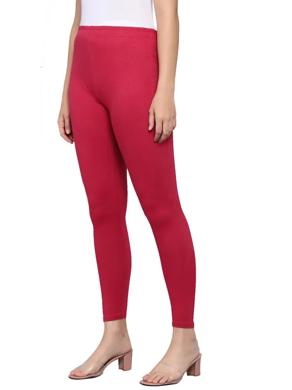 Maroon_Ankle_Leh_Legging__Comfortable,_Stylish_And_Trendy_Casual_Wear