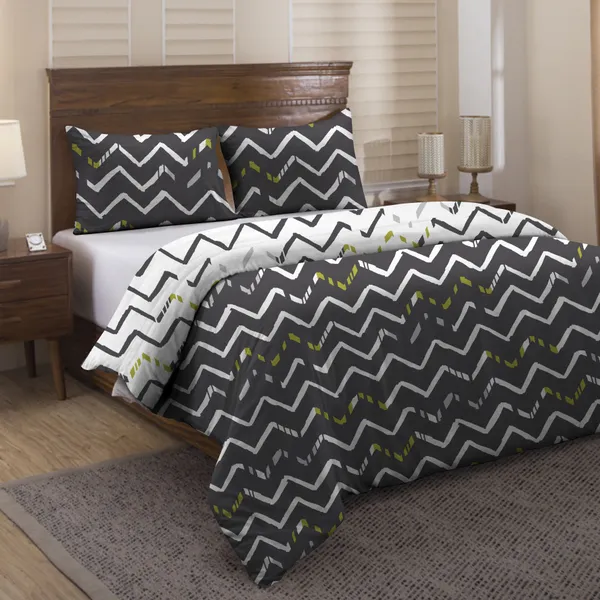 Microfiber_Reversible_Double_Bed_Queen_Size_Floral_Printed_Duvet_Cover,_Dark_Blue_and_White