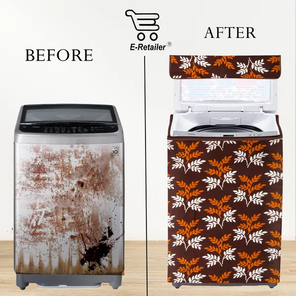 Top_Load_Washing_Machine_Cover_Suitable_For_All_Major_Brands_Upto_8KG_(Material-_Polyester,_Color-Brown,_Size-23x23x35_Inches)