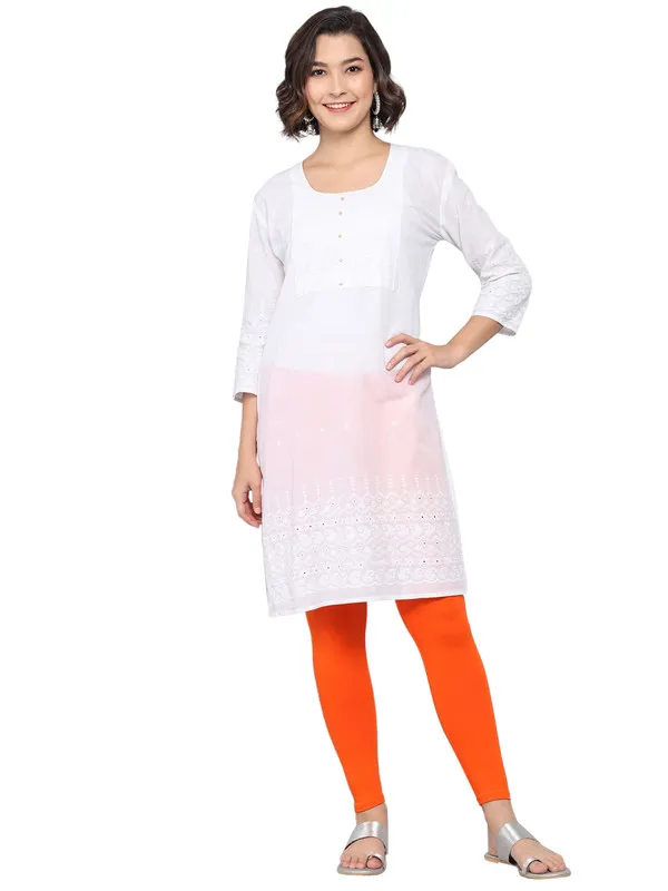 Orange_Ankle_Leh_Legging__Comfortable,_Stylish_And_Trendy_Casual_Wear