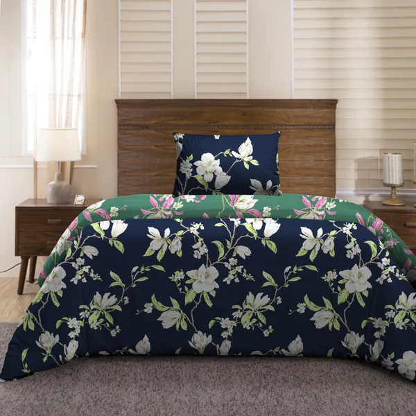 Microfiber_Reversible_Single_Bed_AC_Duvet_Cover_with_1_Pillow_Cover_for_Comforter_Green_&_Navy_Blue