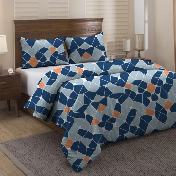 Microfiber_Reversible_Double_Bed_Queen_Size_Floral_Printed_Duvet_Cover,_Blue_Orange