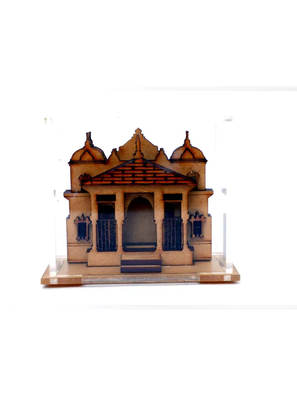Uttarakhand_Box_Acrylic_Covered_3D_Gangotri_Temple_(Brown)