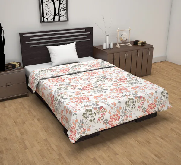 100%_Cotton_120_TC_Lilac_Birch_Print_Reversible_Single_Dohar_AC_Blanket_-_220_X_110_CM