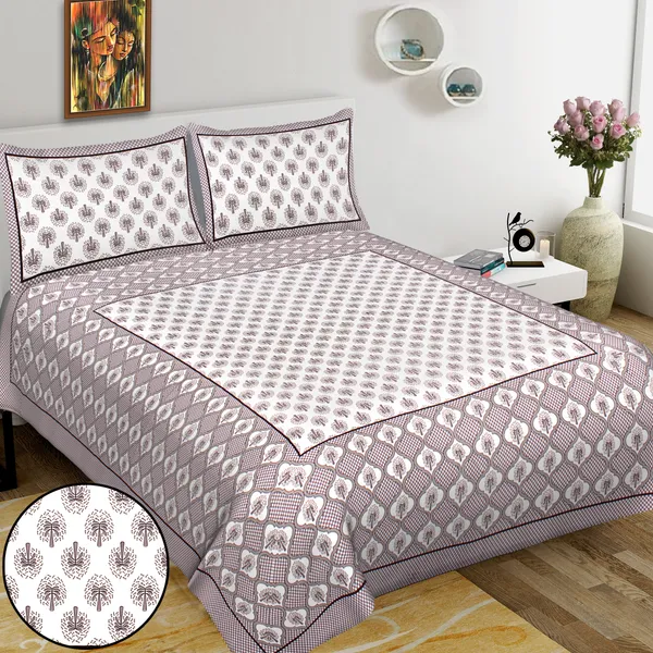 _100%_Cotton_King_Jaipuri_Prints_Flat_Bedsheet_(Pack_of_1,_Multicolor)