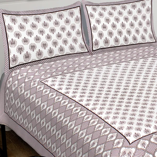 _100%_Cotton_King_Jaipuri_Prints_Flat_Bedsheet_(Pack_of_1,_Multicolor)