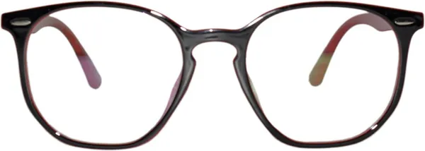 Red,Black_Full_Rim_Square_Frame_(20_Mm)_-_For_Unisex