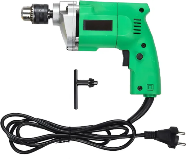 New_10Mm_Drill_Machine_With_Key_And_High_Performance_Work_Of_Hammer_Drill_(10_Mm_Chuck_Size,_450_W)