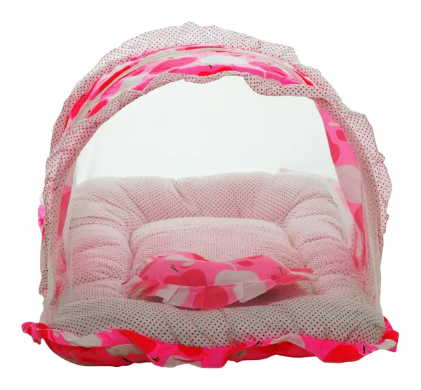 Jumbo_Extra_Large_Baby_Bedding_Set_with_Mosquito_net_and_Pillow_(0-20_Months)_(Pink)