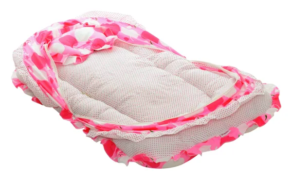 Jumbo_Extra_Large_Baby_Bedding_Set_with_Mosquito_net_and_Pillow_(0-20_Months)_(Pink)