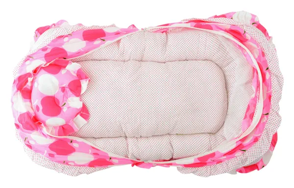 Jumbo_Extra_Large_Baby_Bedding_Set_with_Mosquito_net_and_Pillow_(0-20_Months)_(Pink)
