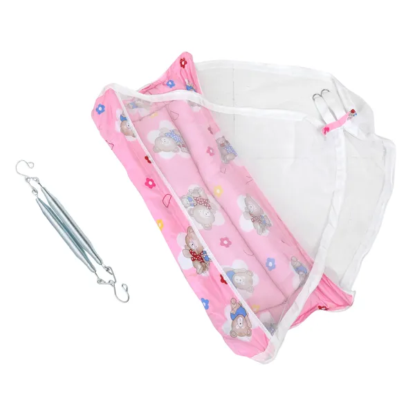 Cruze_Baby_Swing_Cradle_with_Hanging_Spring_(Pink)