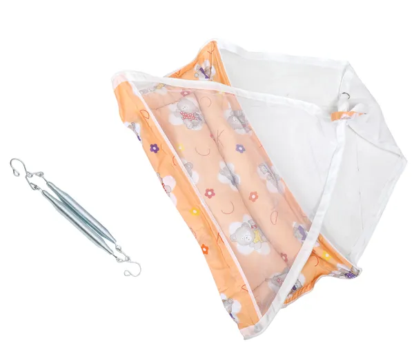 Cruze_Baby_Swing_Cradle_with_Hanging_Spring_(Orange)