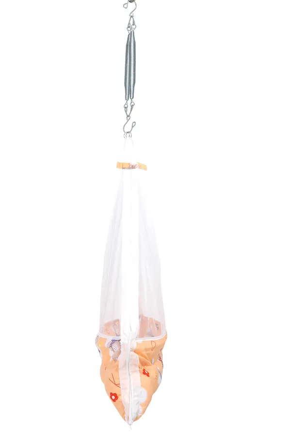 Cruze_Baby_Swing_Cradle_with_Hanging_Spring_(Orange)