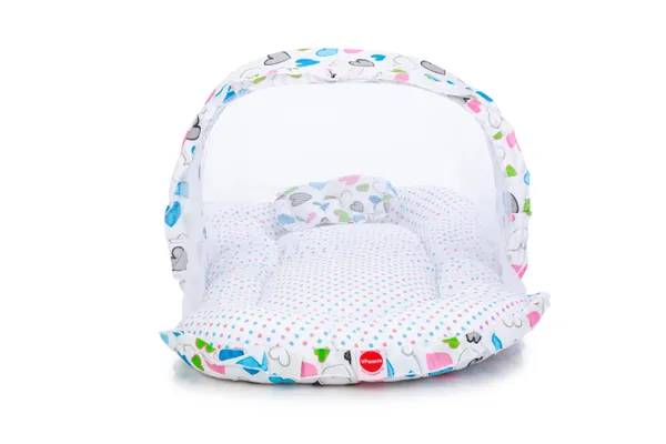 Heart_Jumbo_Extra_Large_Baby_Bedding_Set_with_Mosquito_net_and_Pillow_(Pink)_0-20_Months_(Blue)