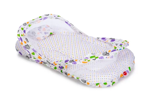 Heart_Jumbo_Extra_Large_Baby_Bedding_Set_with_Mosquito_net_and_Pillow_(Pink)_0-20_Months_(Purple)
