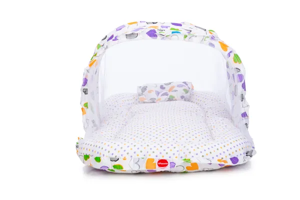 Heart_Jumbo_Extra_Large_Baby_Bedding_Set_with_Mosquito_net_and_Pillow_(Pink)_0-20_Months_(Purple)