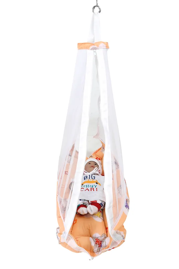 Cruze_Baby_Swing_Cradle_with_Hanging_Spring_Window_Cradle_Metal_Hanger_(Blue)_(Orange)