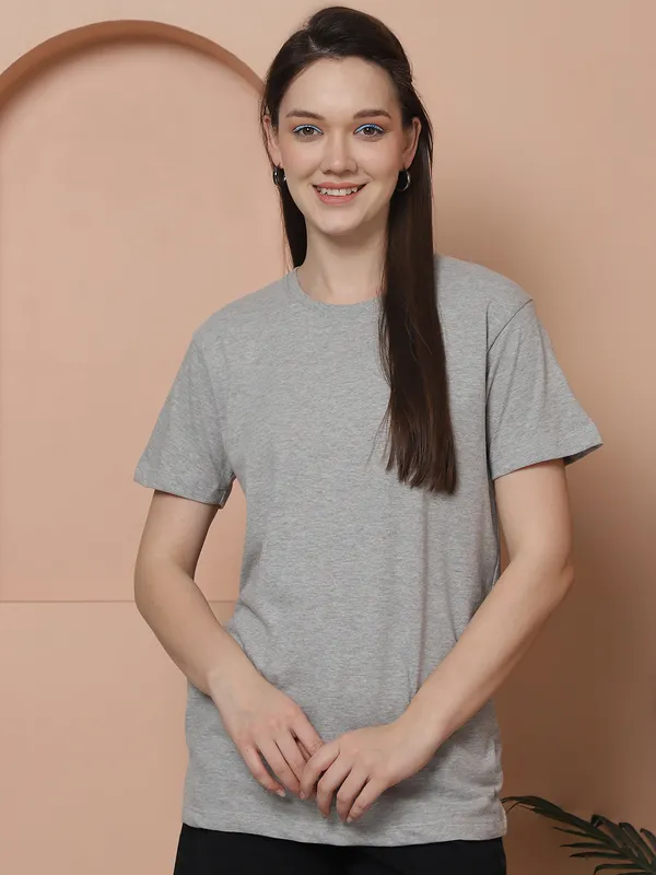 Women_Black_&_Grey_Round_Neck_Oversized_Tshirt