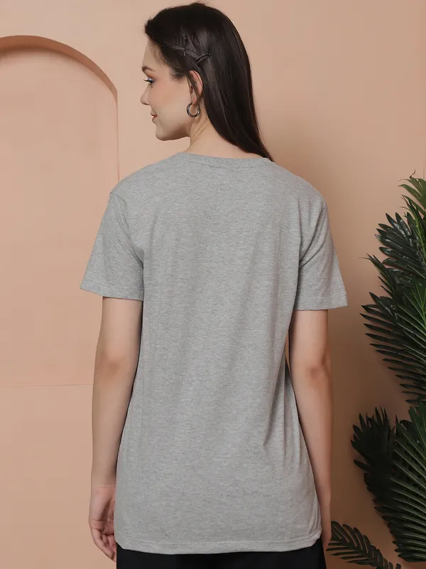 Women_Grey_&_Blue_Round_Neck_Oversized_Tshirt