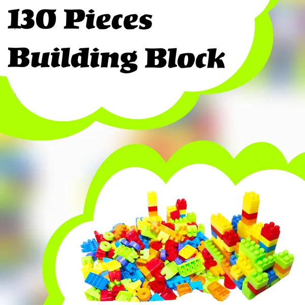 Toy_Building_Bricks_Educational_Game_Blocks_Kit_for_3+_Year_Childern_-_Multicolor_(130_Pieces)