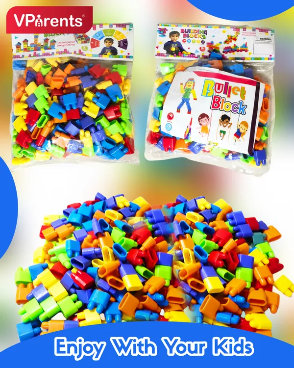 Toy_Building_Bricks_Educational_Game_Blocks_Kit_for_3+_Year_Childern_-_Multicolor_(200_Pieces)