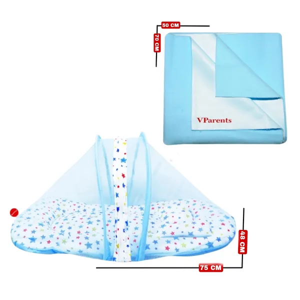 Joy_Baby_Bedding_Set_with_Pillow_and_Drysheet_Combo_-_Blue