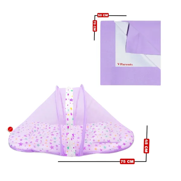 Joy_Baby_Bedding_Set_with_Pillow_and_Drysheet_Combo_-Purple