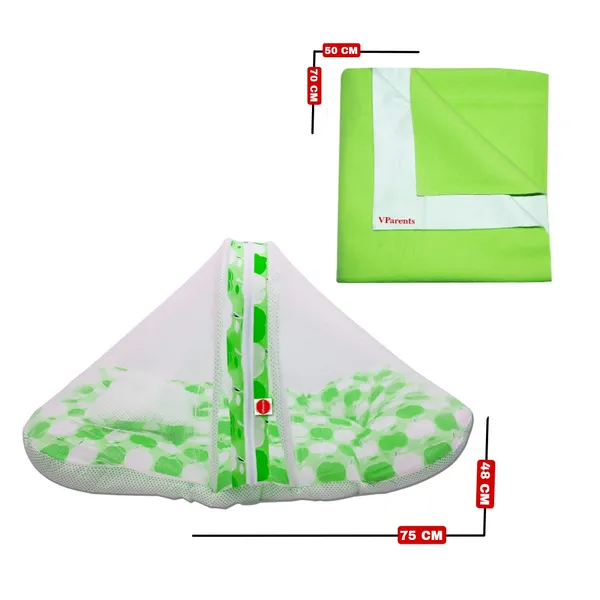Cheeky_cheeky_Baby_Bedding_Set_with_Pillow_and_Drysheet_Combo_-_Green