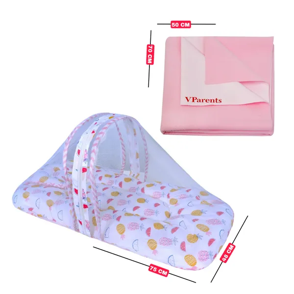 Fruity_Baby_Bedding_Set_with_Pillow_and_Drysheet_Combo_-_Pink