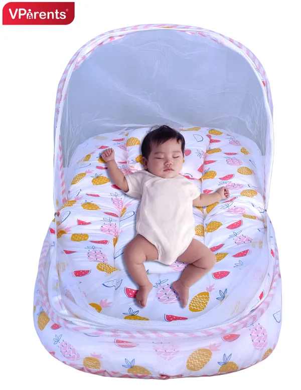 Fruity_Baby_Bedding_Set_with_Pillow_and_Drysheet_Combo_-_Pink
