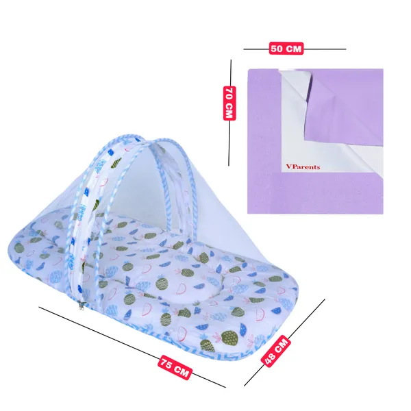 Fruity_Baby_Bedding_Set_with_Pillow_and_Drysheet_Combo_-_Blue