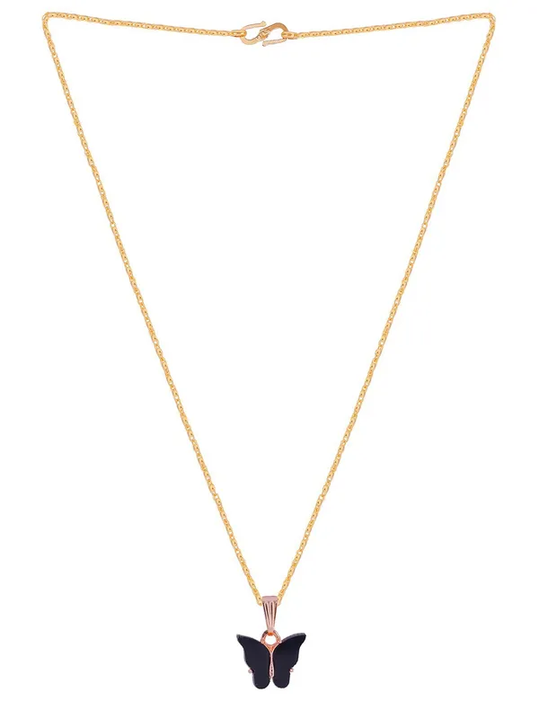 Gujju_Butterfly_Shape_Pendant_Chain_Necklace_For_Women_And_Girls