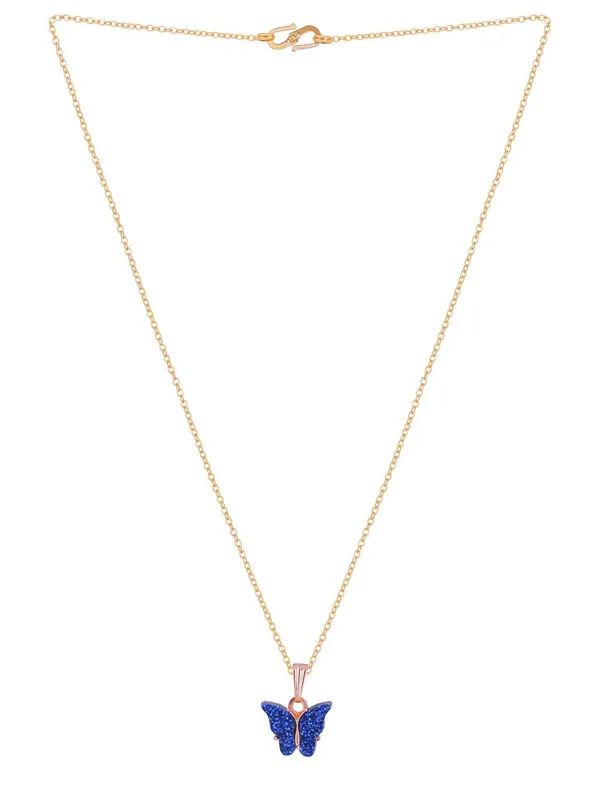 Gujju_Butterfly_Shape_Pendant_Chain_Necklace_For_Women_And_Girls