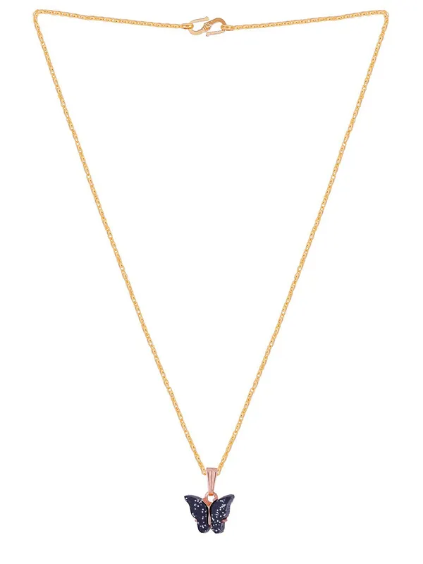 Gujju_Butterfly_Shape_Pendant_Chain_Necklace_For_Women_And_Girls