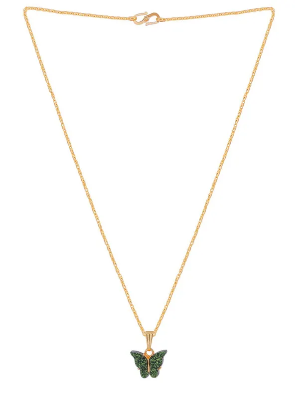 Gujju_Butterfly_Shape_Pendant_Chain_Necklace_For_Women_And_Girls