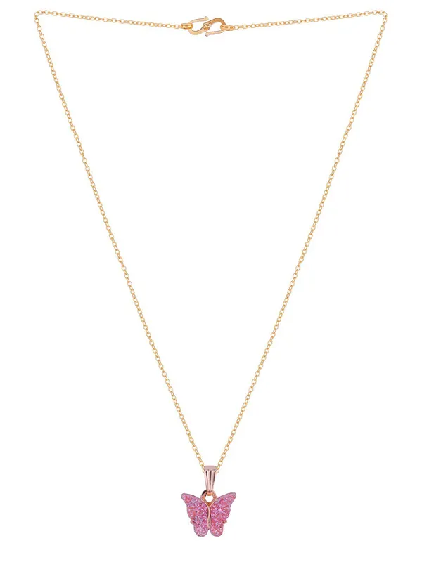 Gujju_Butterfly_Shape_Pendant_Chain_Necklace_For_Women_And_Girls