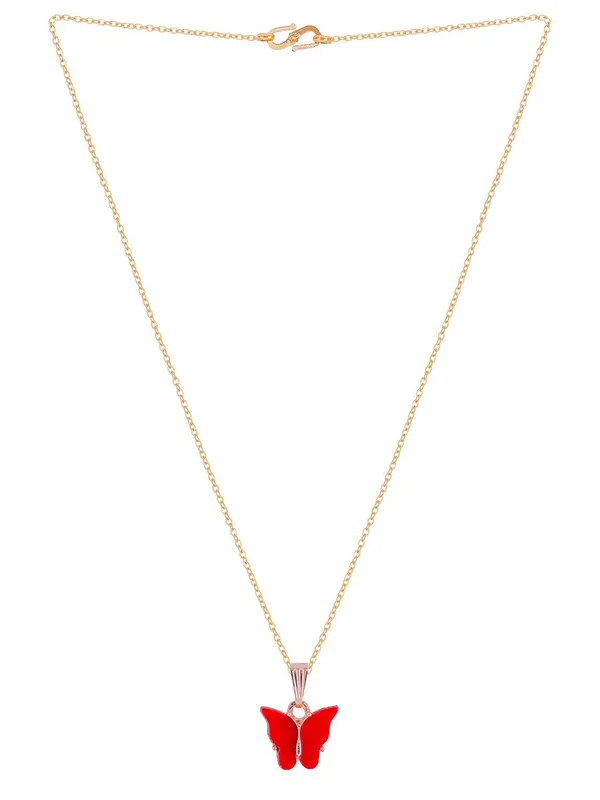 Gujju_Butterfly_Shape_Pendant_Chain_Necklace_For_Women_And_Girls