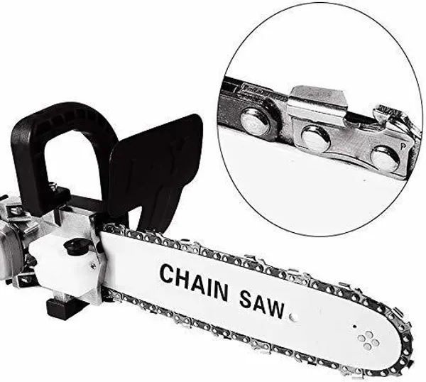 11.5"_Chain_Saw_Attachment_For_Angle_Grinder_Corded_Chainsaw_(Without_Battery)