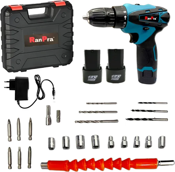 New_12_V_Cordless/Screwdriver_Machine_With_Tool_Kit_Set_Heavy_Duty_Cordless_Drill_(10_Mm_Chuck_Size)